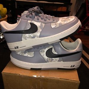 Nike Air Force 1 Premium Neutral Grey Snow Camo